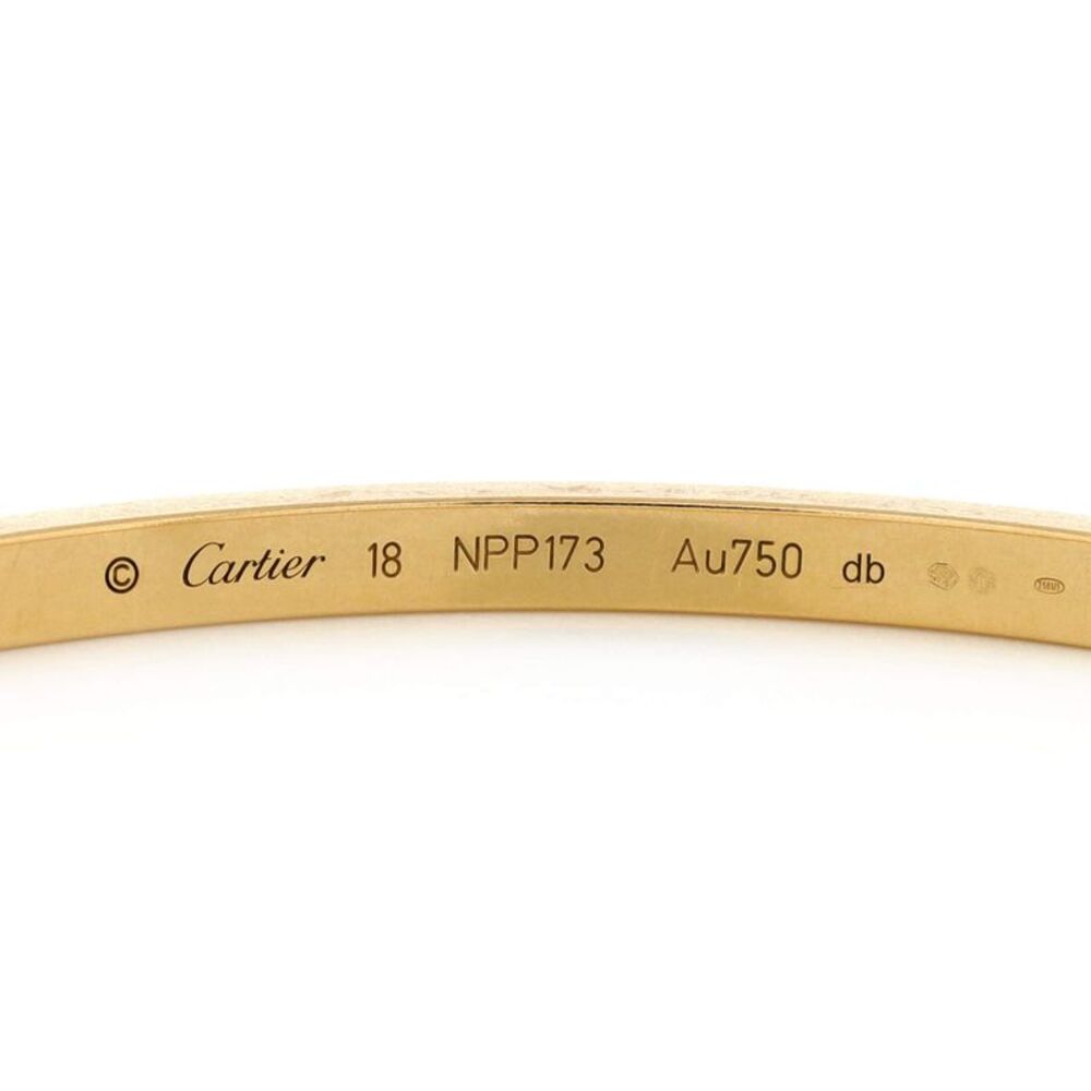Cartier Love Bracelet 18K Yellow Gold Small - - Picture 4 of 4